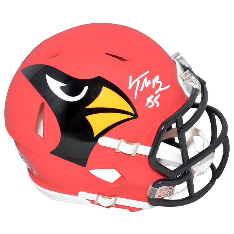 TREY McBRIDE SIGNED ARIZONA CARDINALS AMP SPEED MINI HELMET BECKETT