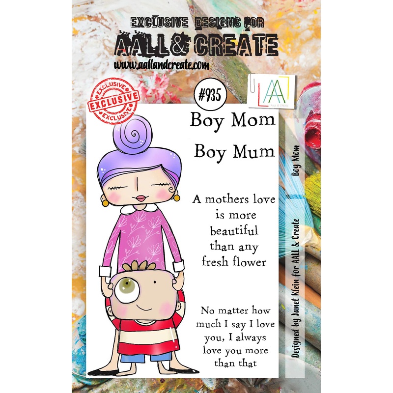 AALL & Create #935 – A7 STAMP SET – BOY MUM