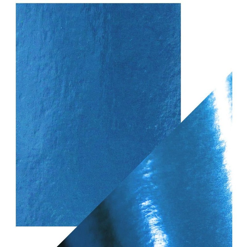 Craft Perfect Mirror Card – 8.5×11 5/pkg – Imperial Blue