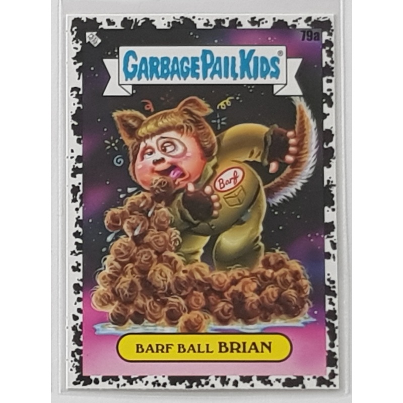 Garbage Pail Kids Intergoolactic Mayhem Barf Ball Brian #79a Black Hole Parallel Trading Card