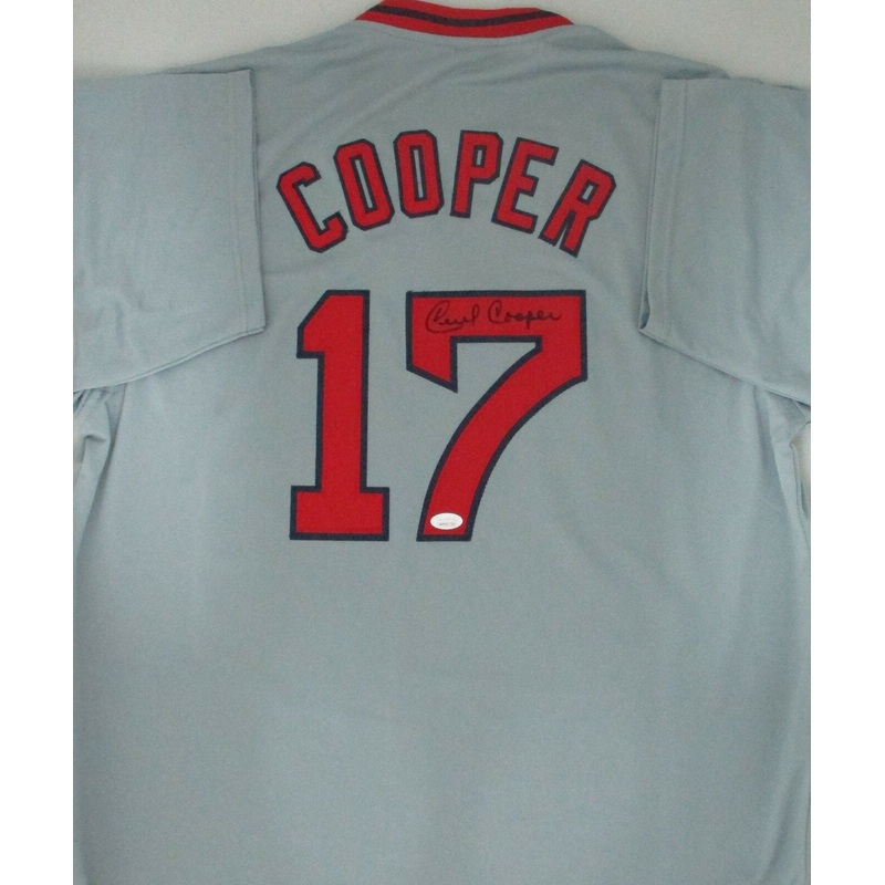 Red Sox CECIL COOPER Signed Custom Replica Boston Jersey AUTO – JSA