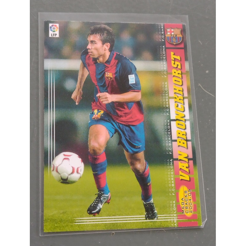 2004-05 Panini Mega Cracks La Liga Giovanni van Bronckhorst #62 Trading Card