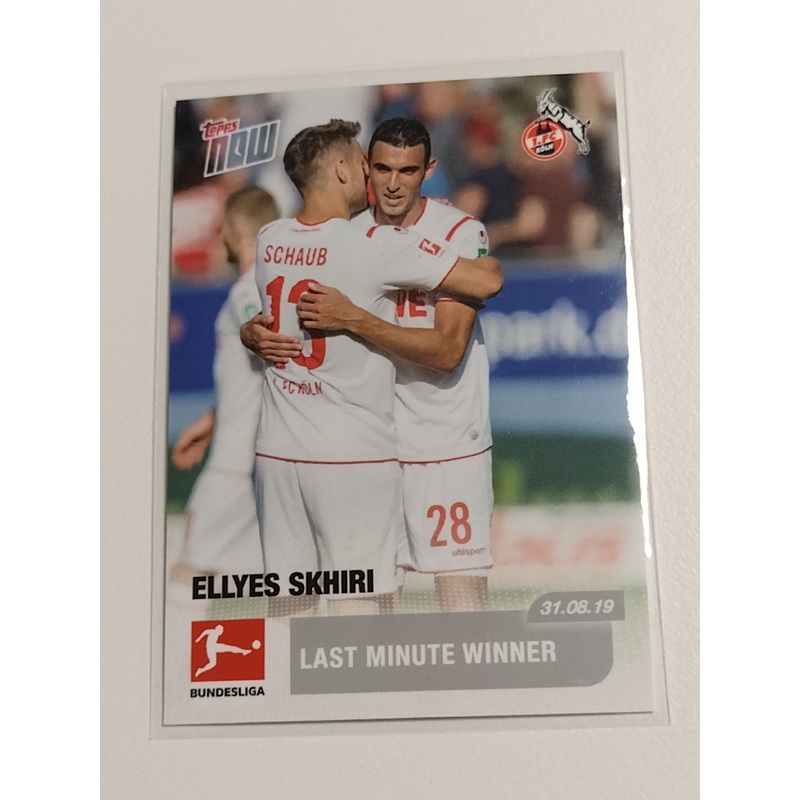 2019-20 Topps Now Bundesliga #11 Ellyes Skhiri Trading Card