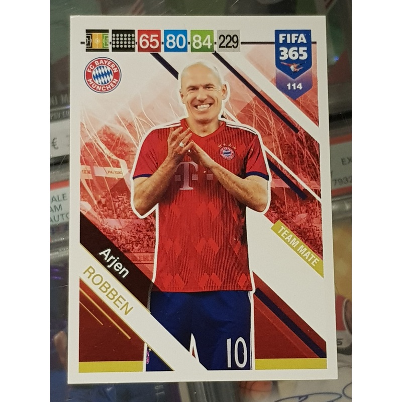 2019 Panini Adrenalyn FIFA 365 Arjen Robben #114 Trading Card