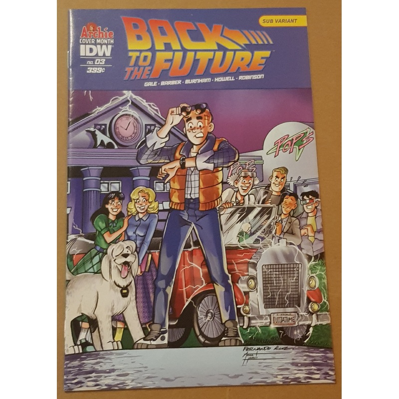 Back to the Future #3 VF Archie Month Subscription Variant