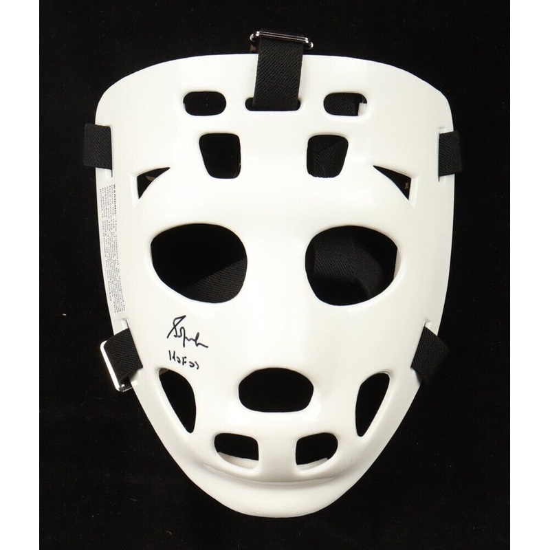 Grant Fuhr Signed Oilers Throwback Goalie Mask (Schwartz) NHL Hall of Fame/ 2003