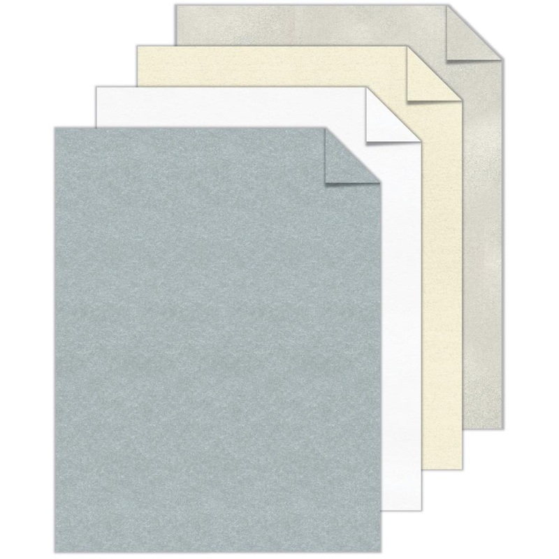 Neenah Metallic Cardstock 8.5X11 24/Pkg Astrobrights, 4 Colors/6 Each
