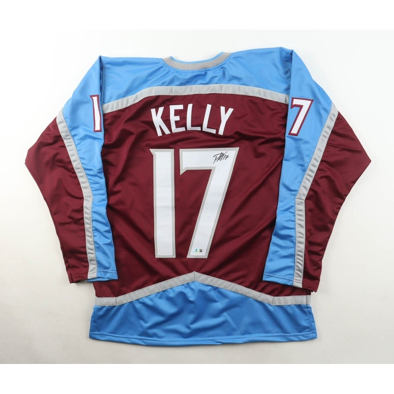 Parker Kelly Signed Colorado Avalanche Home Jersey (Beckett) 3rd Line Center
