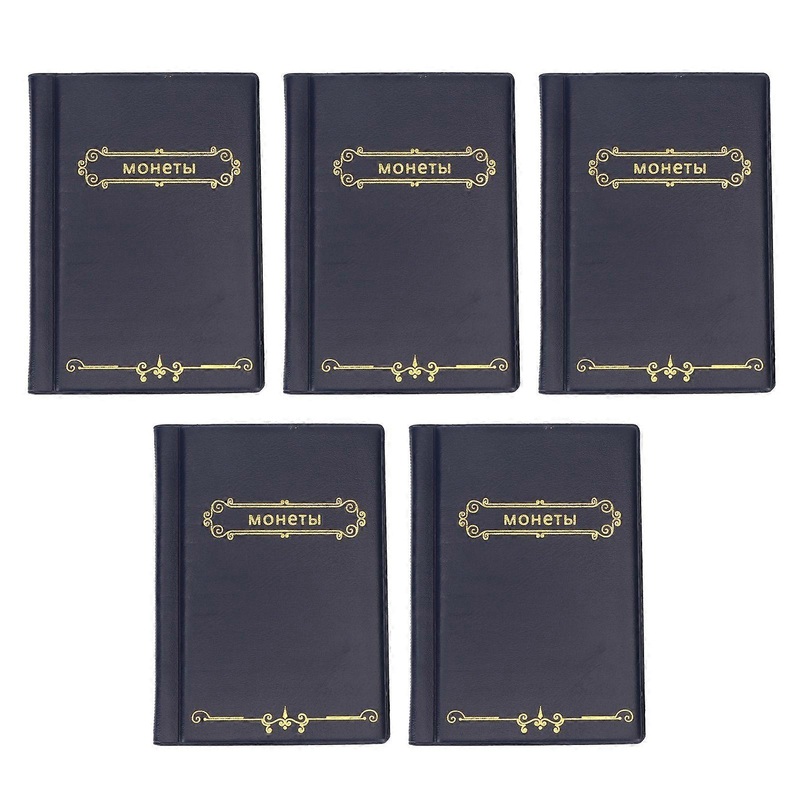 2025 Latest Model  5 Pcs Coin Book PVC High Transparency Coin Collection