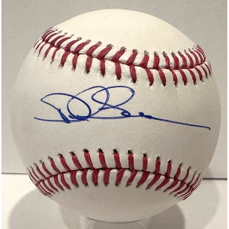 Brewers Infielder DALE SVEUM Signed Official MLB Baseball AUTO – Yankees – BAS