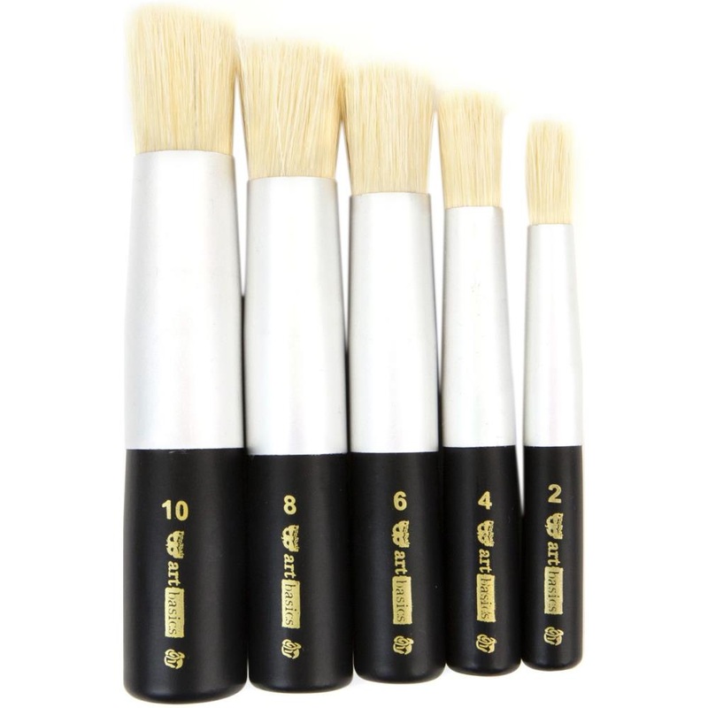 Finnabair Art Basics Dabbing Brush Set 5/Pkg