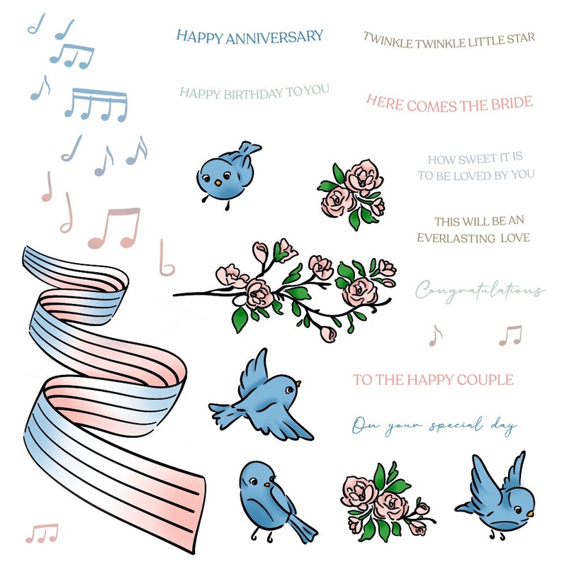 Sweet Songs – 6×8 Stamp Set – Retiring