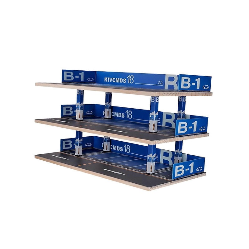 1/32 Diecast Model Car Display Case Showcase Display Shelf Kids Adults Gifts 2 layer