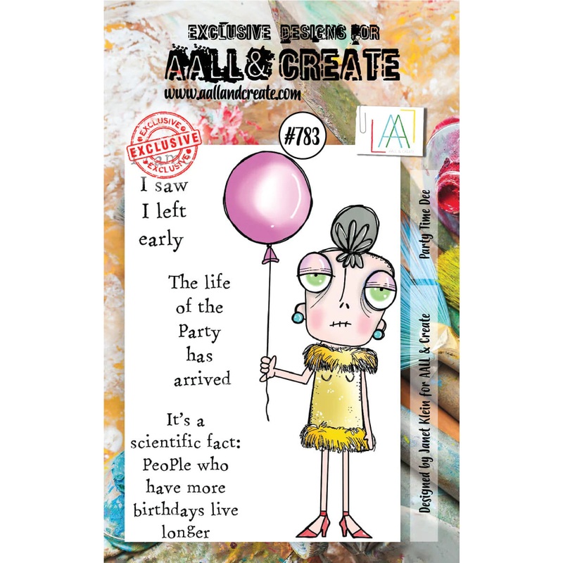 AALL & Create – #783 – A7 STAMPS – PARTY TIME DEE