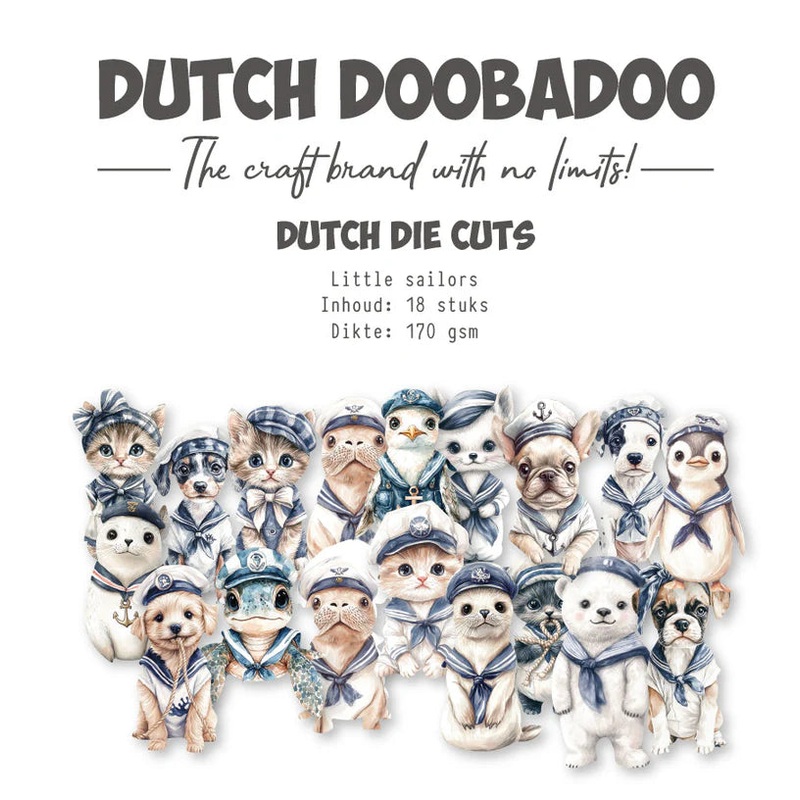 Dutch Doobadoo – Collage Die-Cuts Little Sailor
