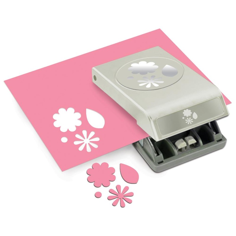 EK Tools Large Punch Flowers & Leaves, .75 To 1
