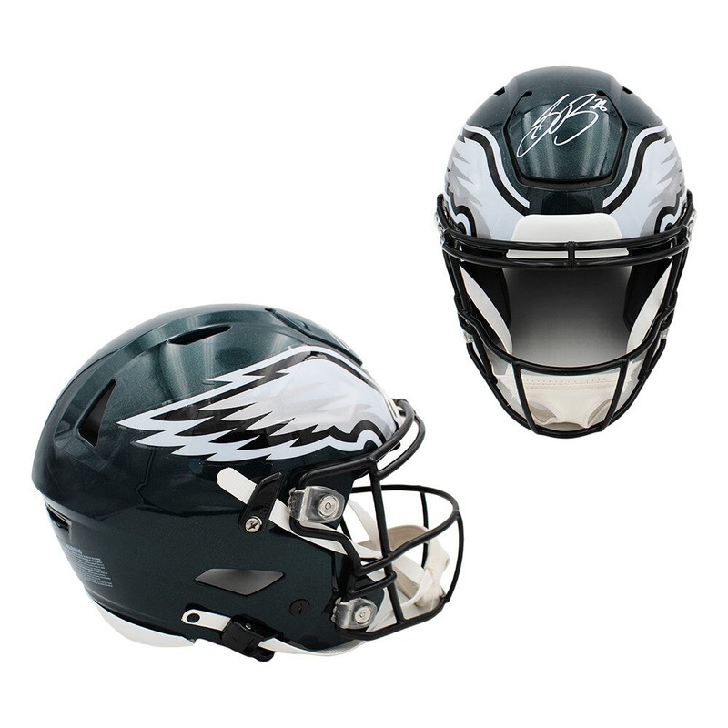 Saquon Barkley Signed Philadelphia Eagles Speed Flex Authentic NFL Helmet