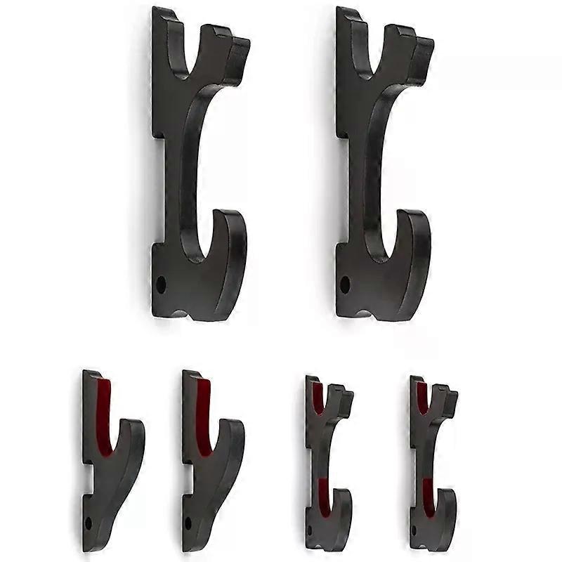 Sword Wall Mount 2/Set 1-Tier Padded Hook Katana Holder Adjustable Display Hanger For Samurai Sword Tanto