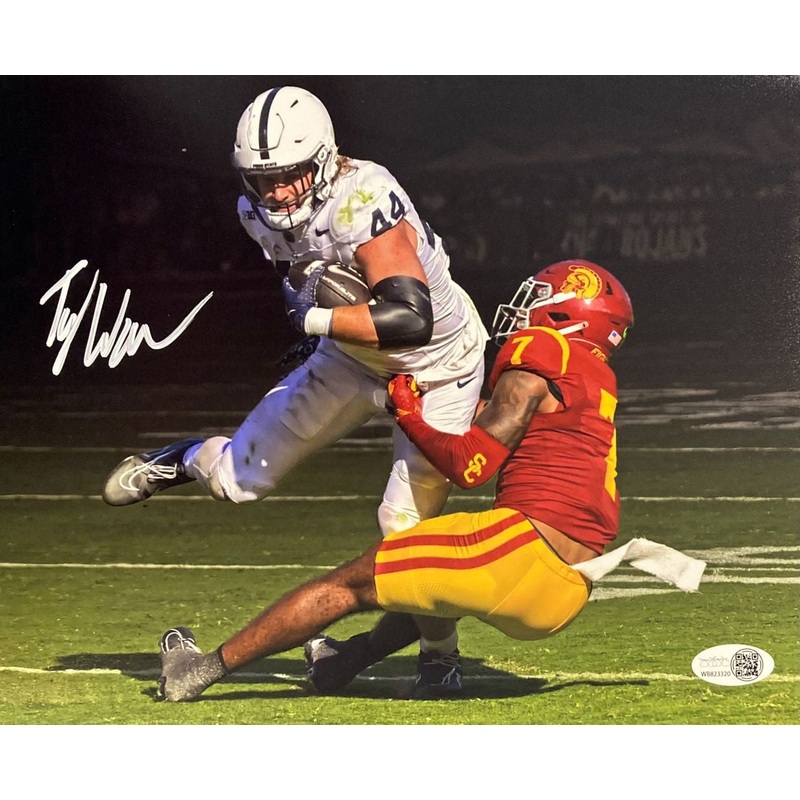 Tyler Warren Signed 8×10 Penn State Nittany Lions vs USC Photo JSA