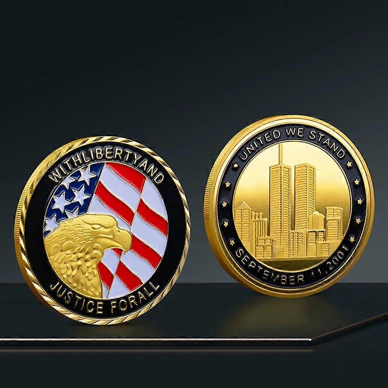 US 9/11 Commemorative Medal Twin Towers New York World Trade Center Military Commemorative Coin