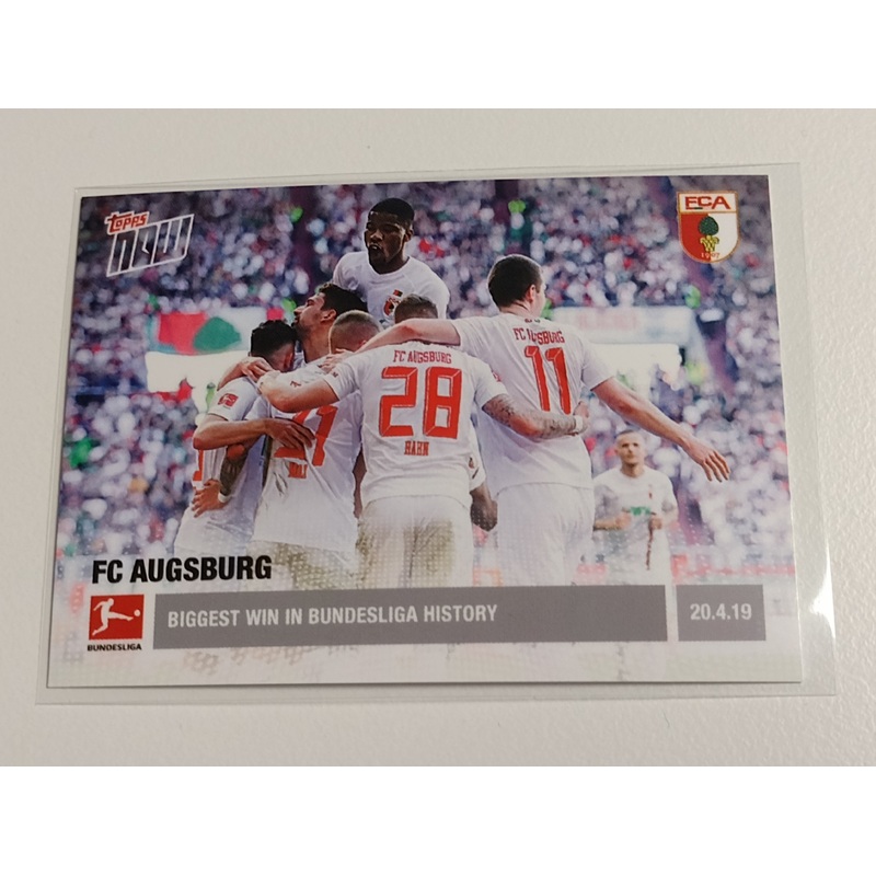 2018-19 Topps Now Bundesliga #108 FC Augsburg Trading Card
