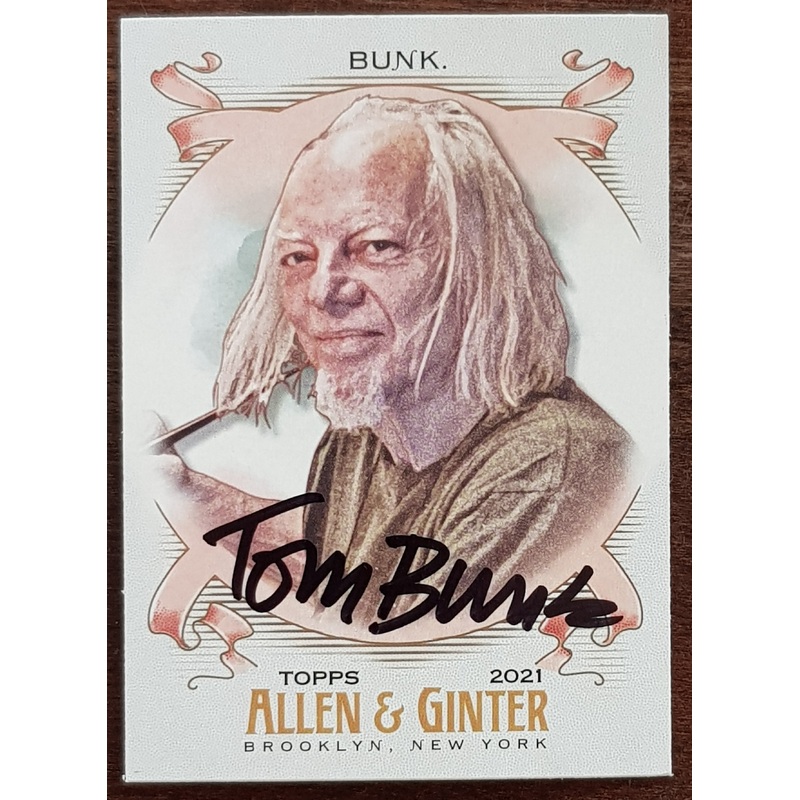 2020 Topps Allen & Ginter The World’s Champions Tom Bunk #250 Trading Card (Signed)