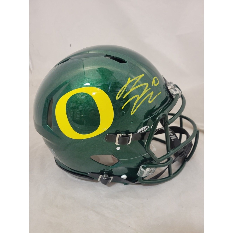 BO NIX SIGNED OREGON DUCKS F/S SPEED AUTHENTIC HELMET BECKETT QR