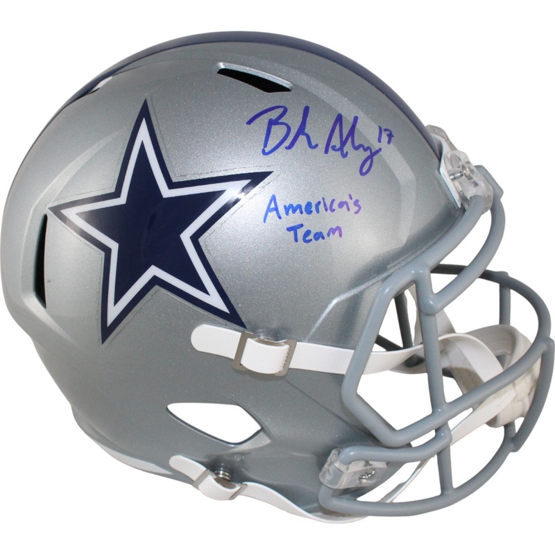 Brandon Aubrey Signed Dallas Cowboys F/S Helmet America’s Team Beckett 50932
