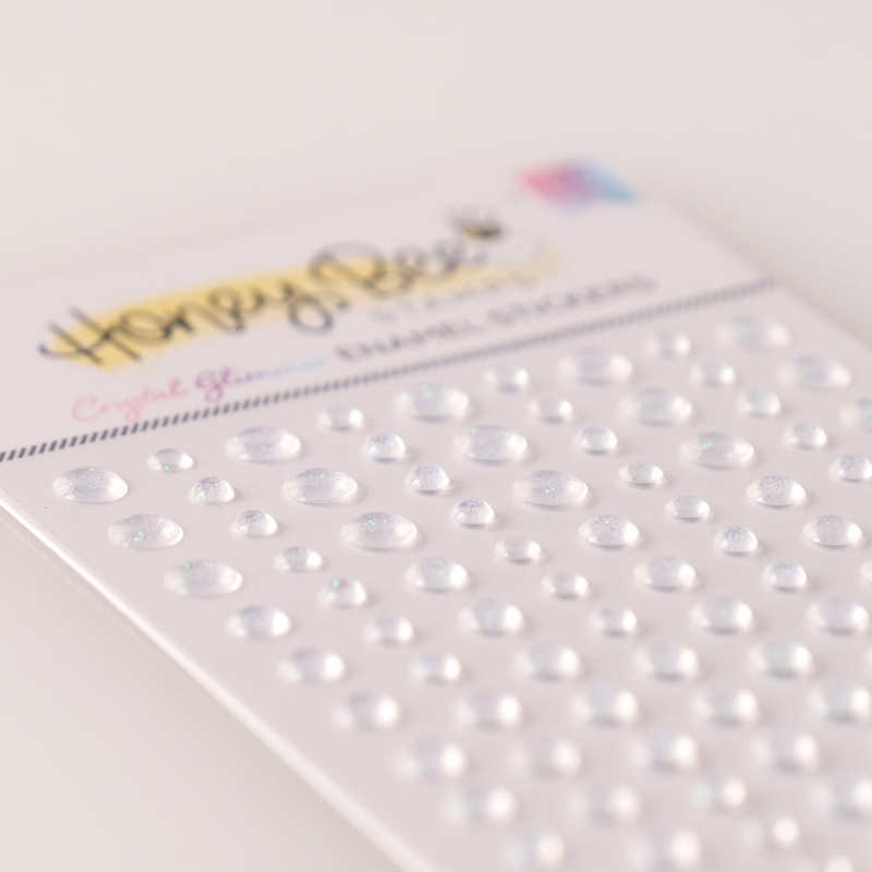 Crystal Glimmer Enamel Stickers – 135 Count