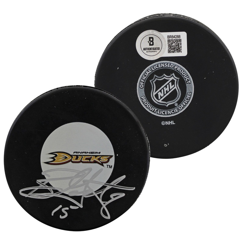 Ducks Ryan Getzlaf Authentic Signed Official NHL Hockey Puck BAS #BR84288