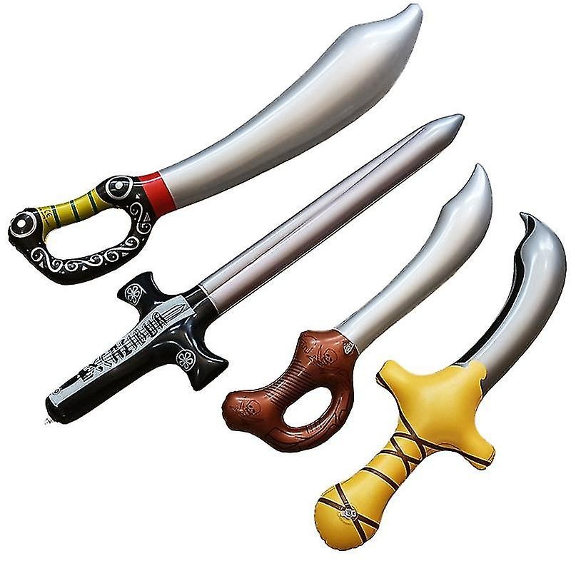Inflatable Pirate Sword, Pirate Sword Inflatable Pirate Sword, Inflatable Pirate Sword, Suitable For Halloween, Carnival, Pirate Rpg, Theme Party Deco