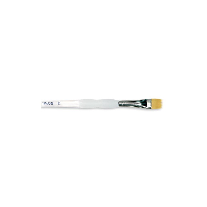 Soft-Grip Golden Taklon Comb Brush 1/2 Width