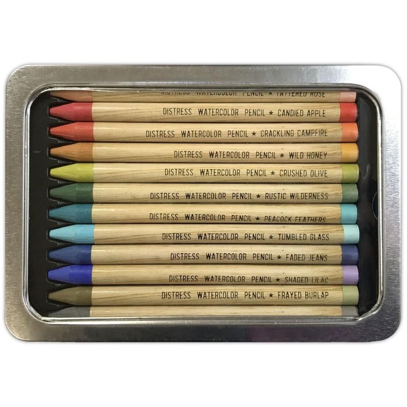 Tim Holtz Distress Watercolor Pencils SET 3 – 12/Pkg