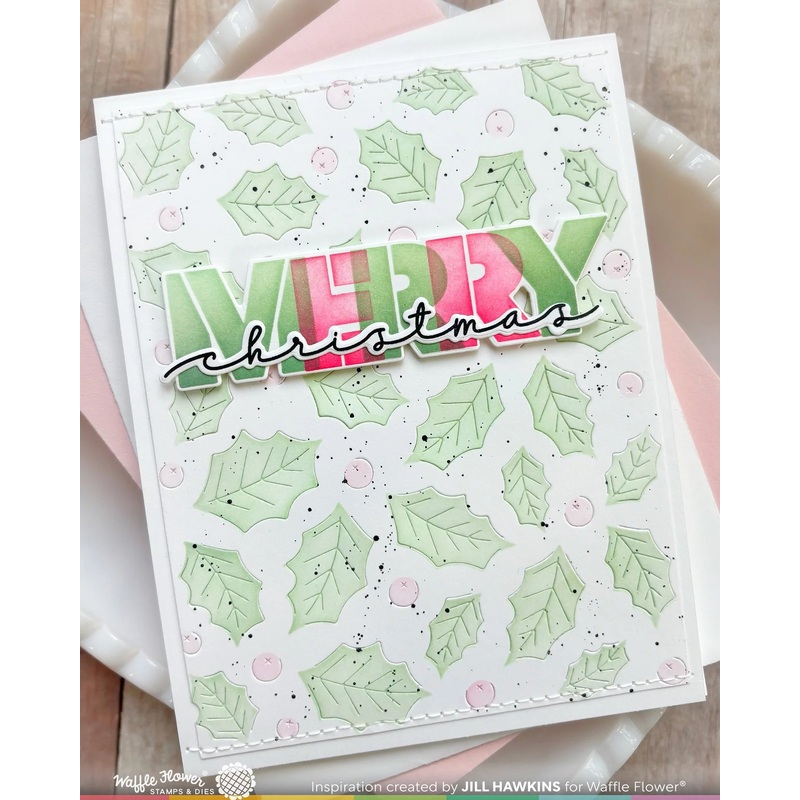 Waffle Flower Overlapping Merry Additions Combo