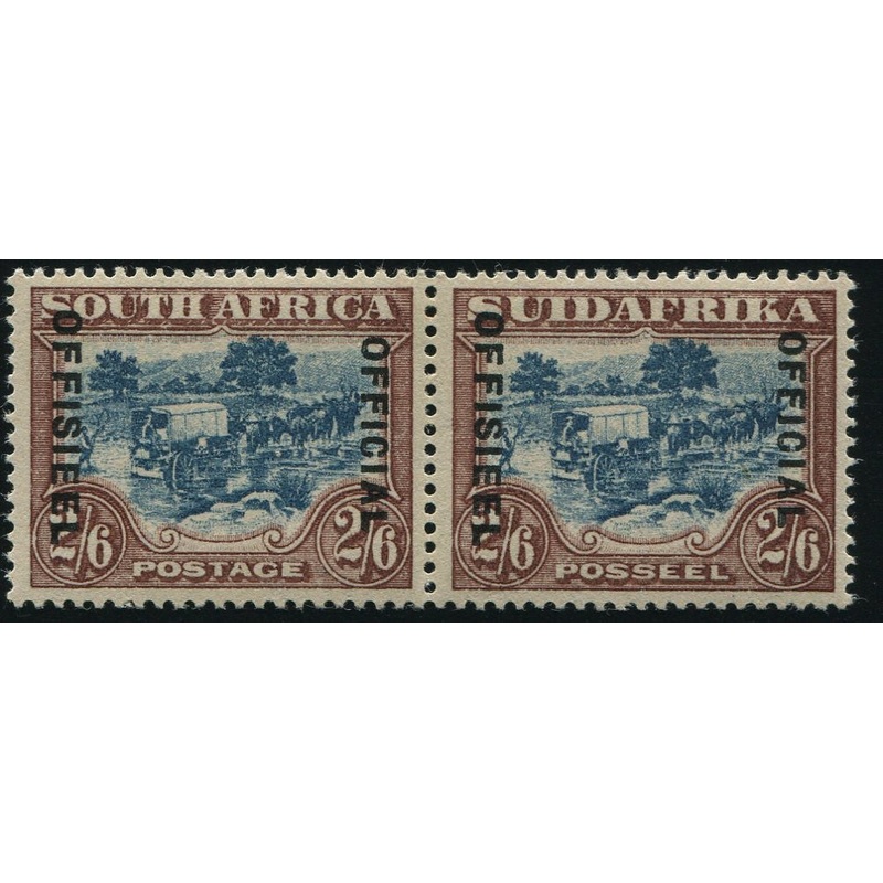 1930-1947 2/6 OFFICIAL BLUE & BROWN MINT -SACC O20c