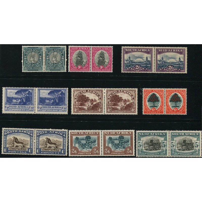 1947-1954 HYPHENATED & SCREENED DEFINITIVES  MNH- SACC 113-121