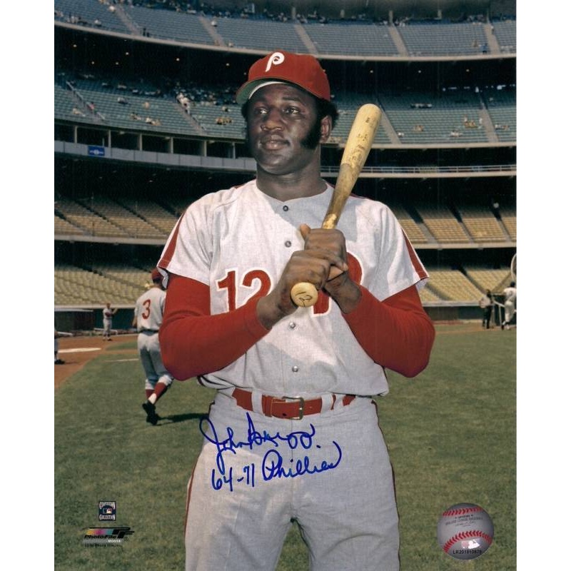 1964-71 Phillies JOHNNY BRIGGS Signed 8×10 Photo AUTO