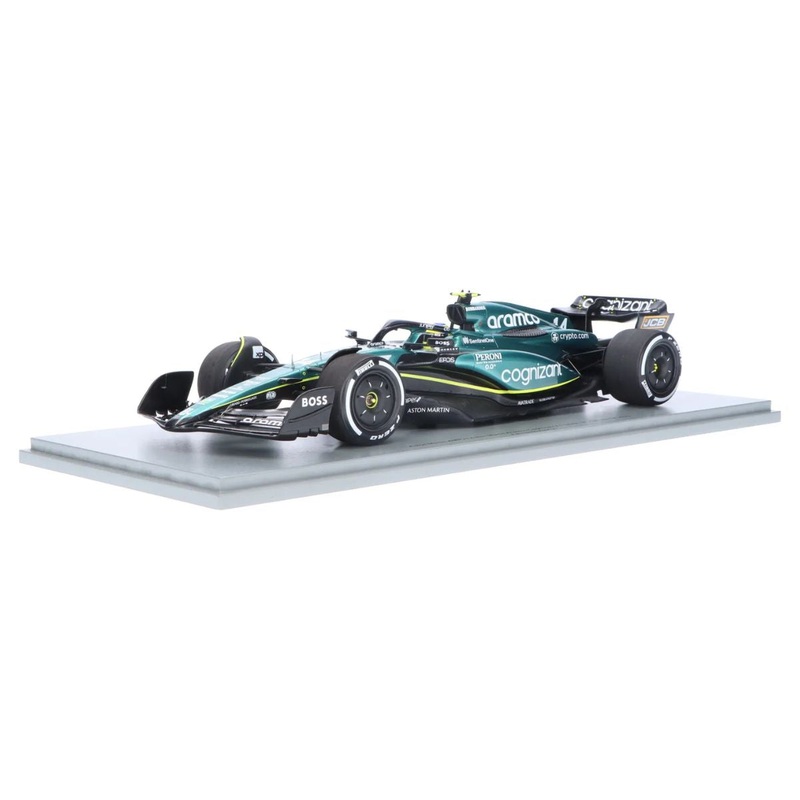 Aston Martin AMR23 No.14 Aston Martin Aramco Cognizant F1 Team – 3rd Bahrain GP 2023 – Fernando Alonso – 1:18 Scale Resin Model Car