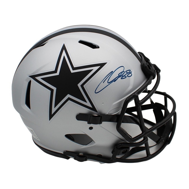 CeeDee Lamb Signed Dallas Cowboys Speed Authentic Rave NFL Helmet