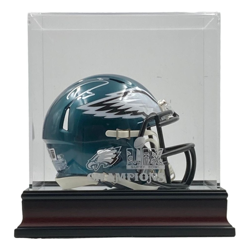 Darius Slay Signed Philadelphia Eagles Mini Helmet BAS w/ Super Bowl 59 LIX Case