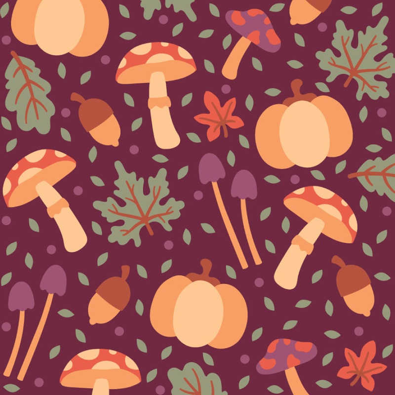 Forest Floor – Set of 6 – 6×6 Background Stencils