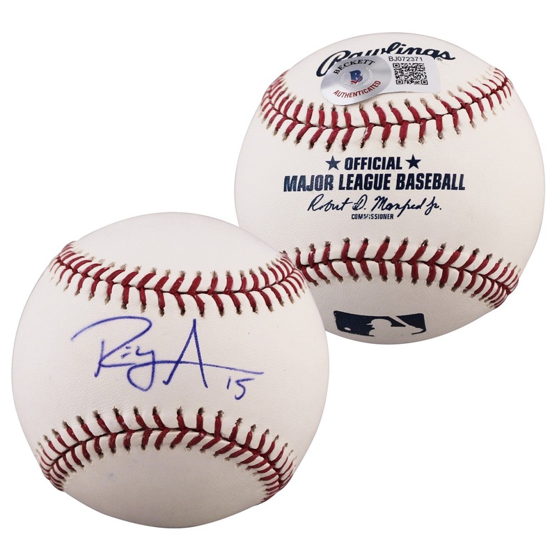 Nationals Riley Adams Authentic Signed OML Baseball Autographed BAS #BJ072371