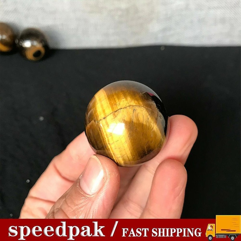 Natural Rare Tiger Eye Crystal Ball Gemstone Sphere Healing Minerals G5H8