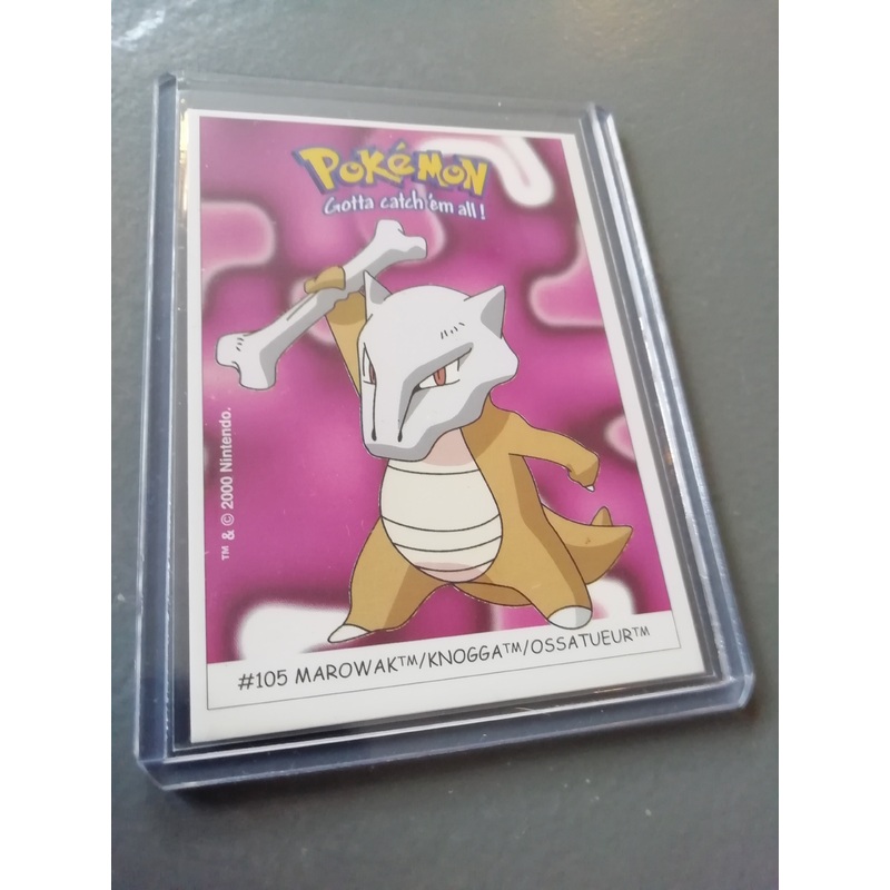 Pokemon #105 – Marowak Dunkin Trading Card Sticker