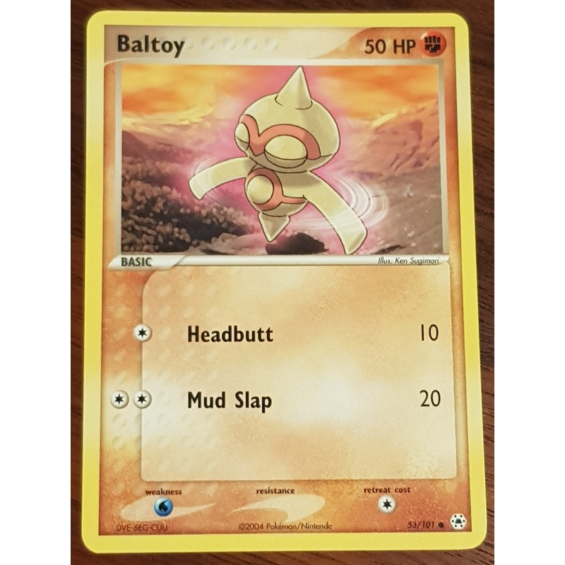 Pokemon EX Hidden Legends Baltoy #53/101 Non-Holo Trading Card