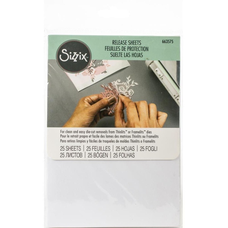 Sizzix Release Sheets for Die Cutting 4×6 – 25pkg