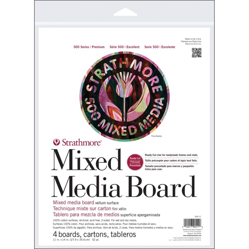 Strathmore Mixed Media Boards 4/Pkg 11X14