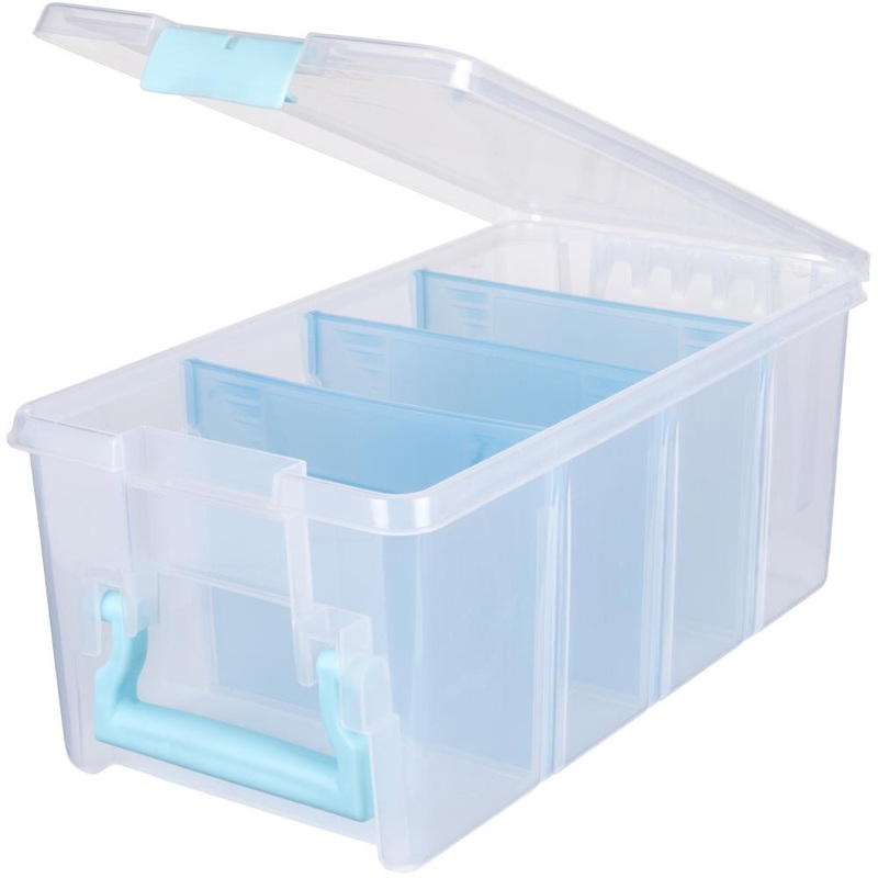 ArtBin Super Semi Satchel Aqua Handle, Latch & Dividers