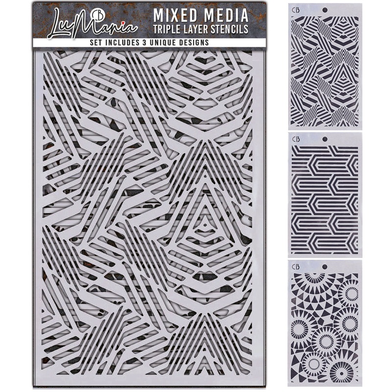 Ciao Bella Stencil Mix Triple Layer Set #003