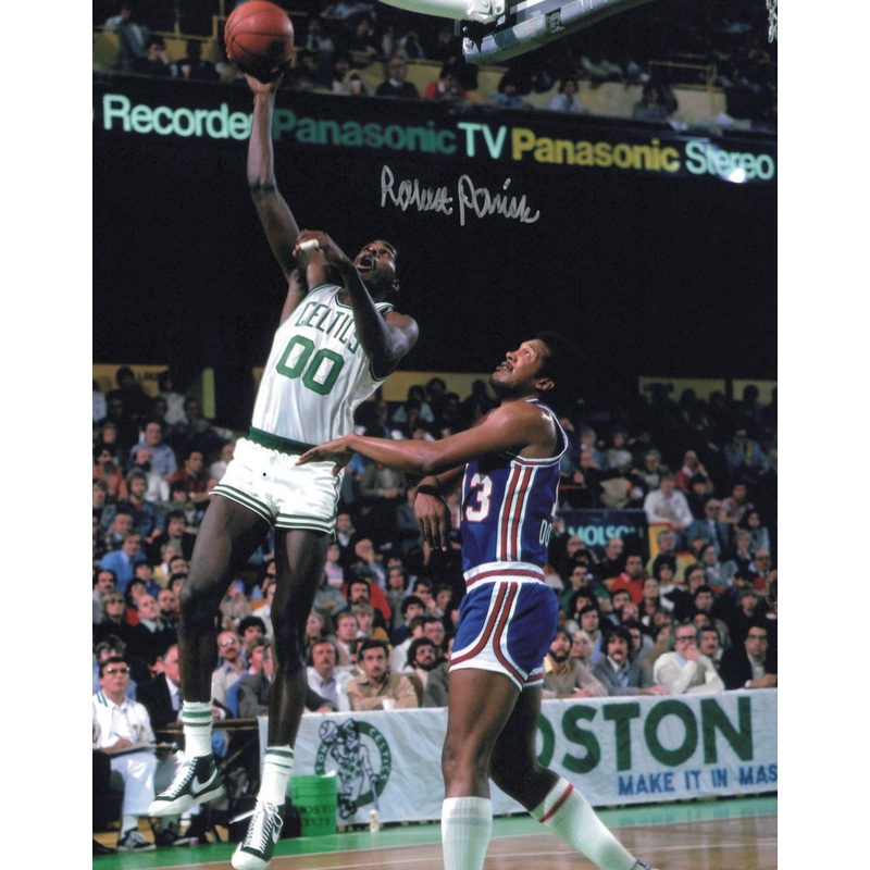 Robert Parish Autographed Signed 8×10 Photo Boston Celtics SKU #244785